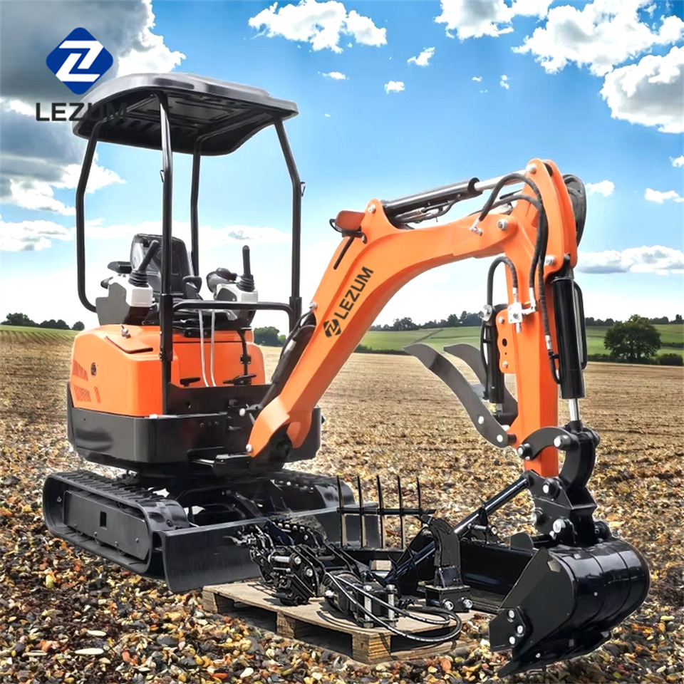 LEZUM DY18 Mini Excavator Digger Miniexcavadora EPA Kubota Engine Mini Excavator For Sale With Mini Excavator Attachment Set - Багер гасеничар: слика 1 LEZUM DY18 Mini Excavator Digger Miniexcavadora EPA Kubota Engine Mini Excavator For Sale With Mini Excavator Attachment Set - Багер гасеничар: слика 1