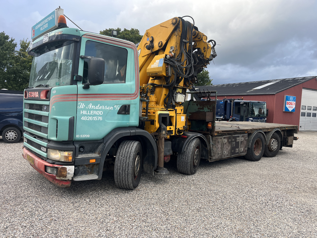 Scania G 124 - Камион со кран: слика 2 Scania G 124 - Камион со кран: слика 2