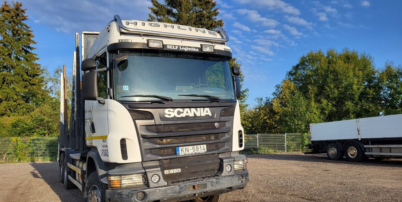 Scania G480 - Камион за дрва, Камион со кран: слика 3 Scania G480 - Камион за дрва, Камион со кран: слика 3