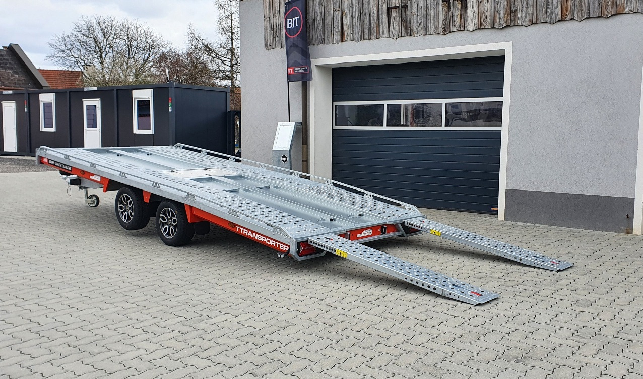 BRIAN JAMES TRAILERS T-Transporter 231-5021-35-2-12 - Автотранспортна приколка: слика 1 BRIAN JAMES TRAILERS T-Transporter 231-5021-35-2-12 - Автотранспортна приколка: слика 1