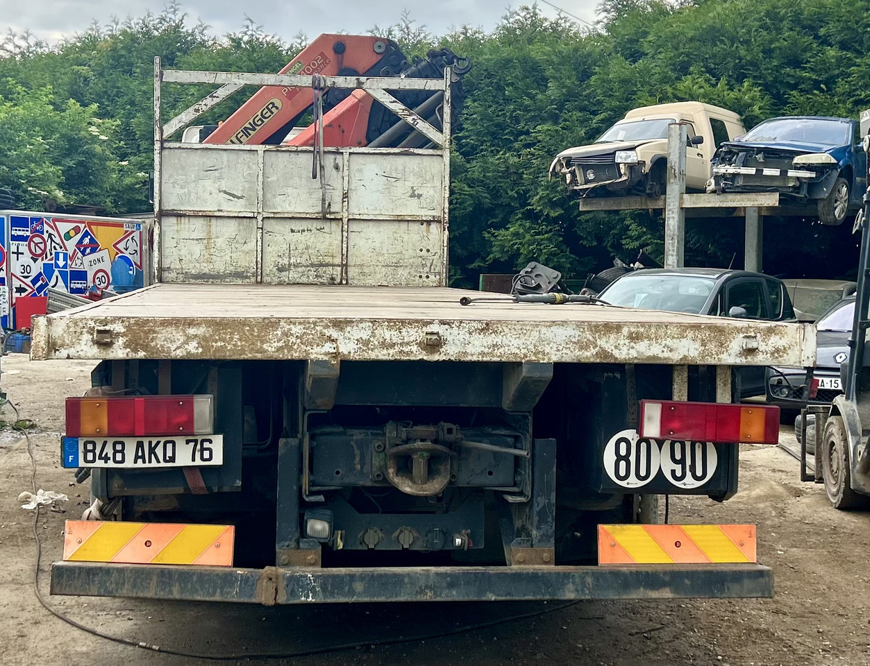 DAF Cf85 380 8x4 plateau grue Palfinger pk44002 - Камион со платформа, Камион со кран: слика 3 DAF Cf85 380 8x4 plateau grue Palfinger pk44002 - Камион со платформа, Камион со кран: слика 3