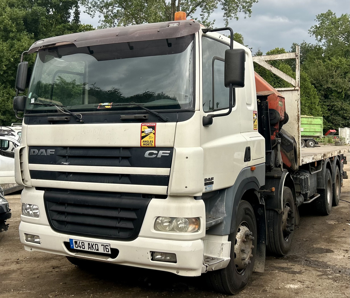 DAF Cf85 380 8x4 plateau grue Palfinger pk44002 - Камион со платформа, Камион со кран: слика 1 DAF Cf85 380 8x4 plateau grue Palfinger pk44002 - Камион со платформа, Камион со кран: слика 1