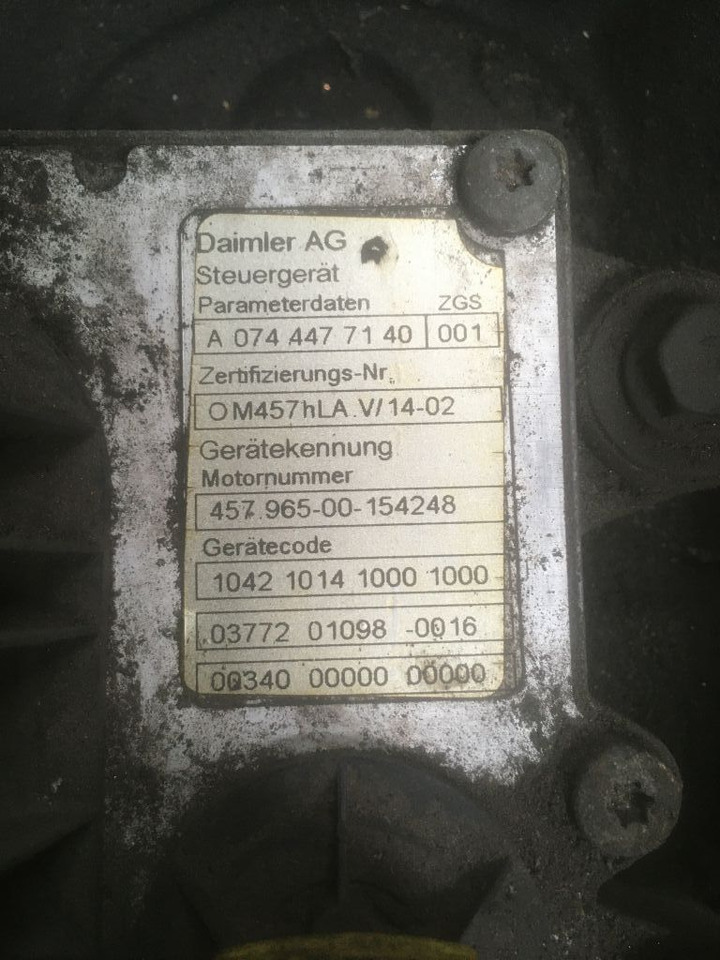 Mercedes-Benz Mercedes Motor OM 457 HLA 457HLA Euro 5 Citaro LE Bj. 2008 457.965 - Мотор за Автобус: слика 4 Mercedes-Benz Mercedes Motor OM 457 HLA 457HLA Euro 5 Citaro LE Bj. 2008 457.965 - Мотор за Автобус: слика 4