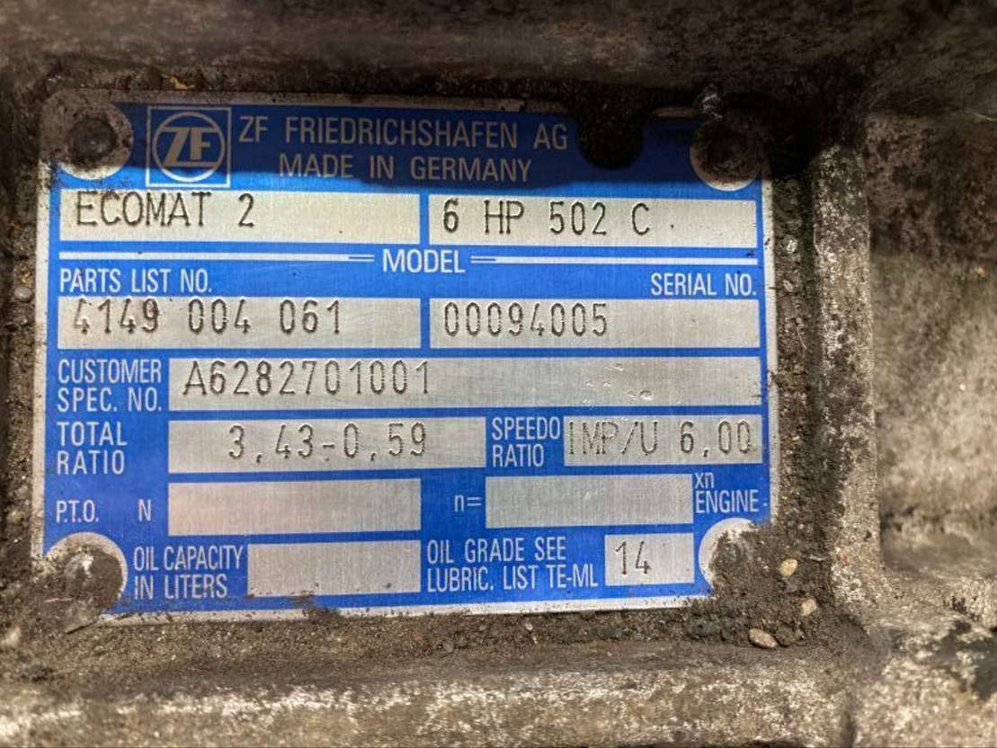 ZF Getriebe ZF 6HP 502C 5HP502C 4149004061 Mercedes Citaro Ecomat 2 - Менувач за Автобус: слика 2 ZF Getriebe ZF 6HP 502C 5HP502C 4149004061 Mercedes Citaro Ecomat 2 - Менувач за Автобус: слика 2