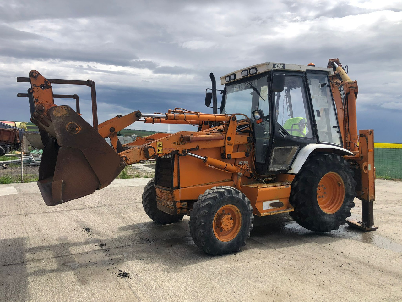 Ровокопач CATERPILLAR 428 C TERRACING EQUIPMENT BULLDOEXCAVATOR: слика 7