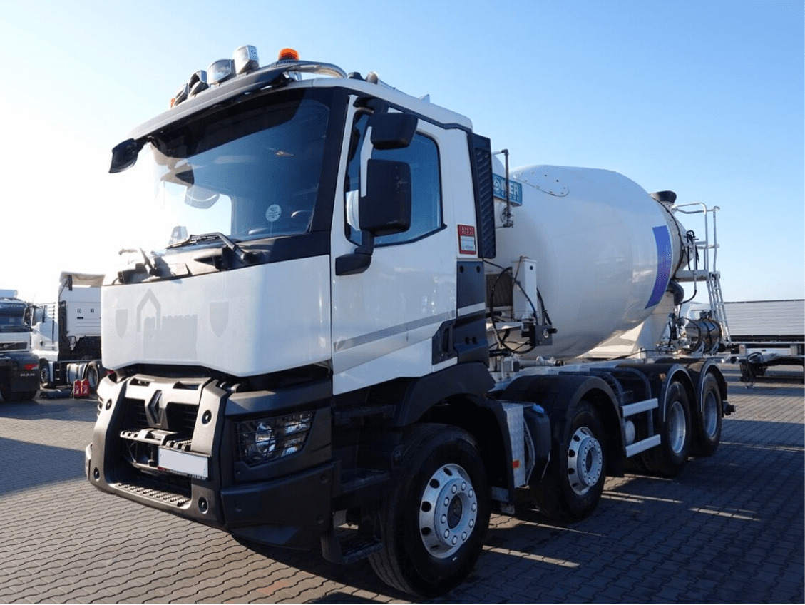 Renault C 430 8×4 Beton Mixer 9m3, TOP !!! - Камион миксер за бетон: слика 1 Renault C 430 8×4 Beton Mixer 9m3, TOP !!! - Камион миксер за бетон: слика 1