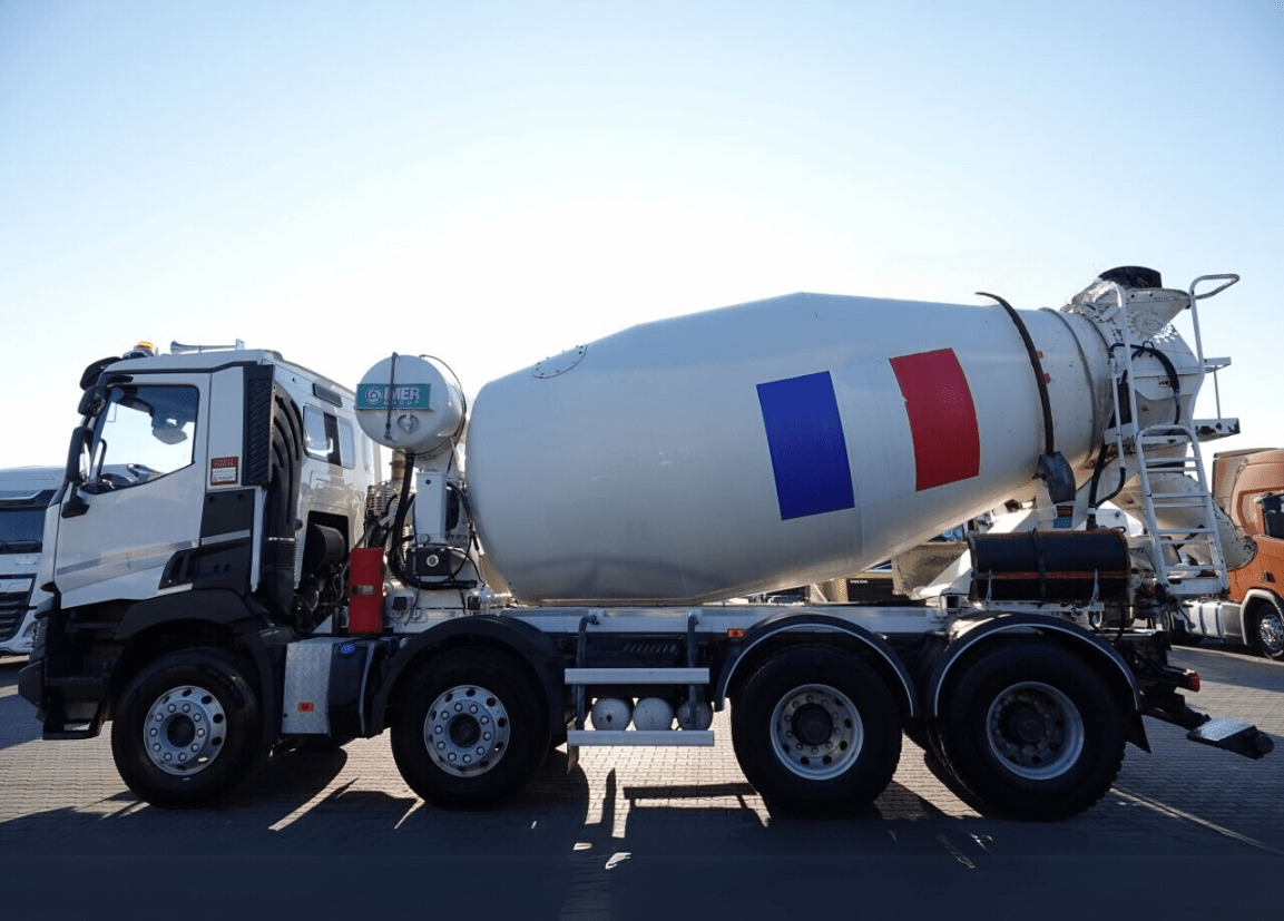 Renault C 430 8×4 Beton Mixer 9m3, TOP !!! - Камион миксер за бетон: слика 4 Renault C 430 8×4 Beton Mixer 9m3, TOP !!! - Камион миксер за бетон: слика 4