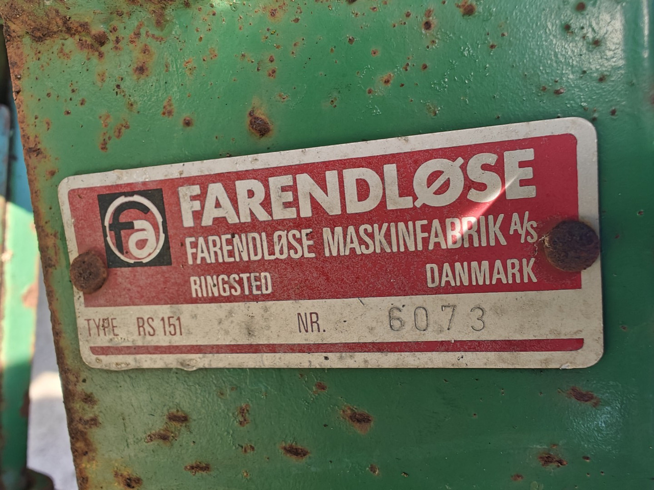 Косилка Farendlose RS151 lieriöniittokone: слика 8