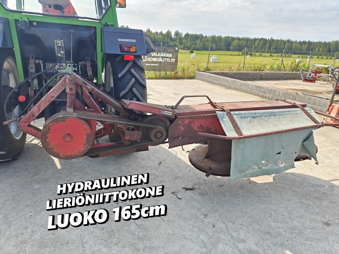 Luoko 165cm lieriöniittokone - hydraulinen - Косилка: слика 1 Luoko 165cm lieriöniittokone - hydraulinen - Косилка: слика 1