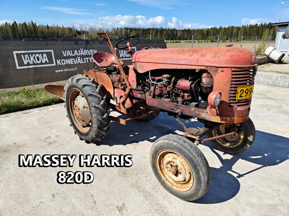 Massey Harris 820D harvinainen 2-sylinterinen diesel, katso video! - Трактор: слика 1 Massey Harris 820D harvinainen 2-sylinterinen diesel, katso video! - Трактор: слика 1