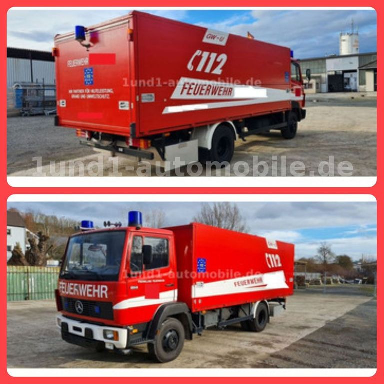 Mercedes-Benz 814 Feuerwehr GWG Edelstahl nur orig. 16.200km 814 Feuerwehr GWG Edelstahl nur orig. 16.200km - Противпожарен камион: слика 1 Mercedes-Benz 814 Feuerwehr GWG Edelstahl nur orig. 16.200km 814 Feuerwehr GWG Edelstahl nur orig. 16.200km - Противпожарен камион: слика 1