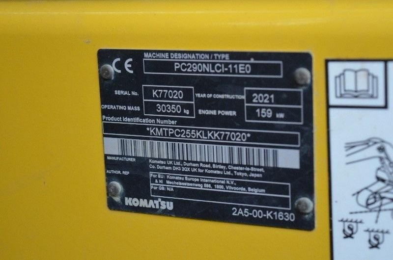 Komatsu PC 290 NLCi - Багер гасеничар: слика 5 Komatsu PC 290 NLCi - Багер гасеничар: слика 5