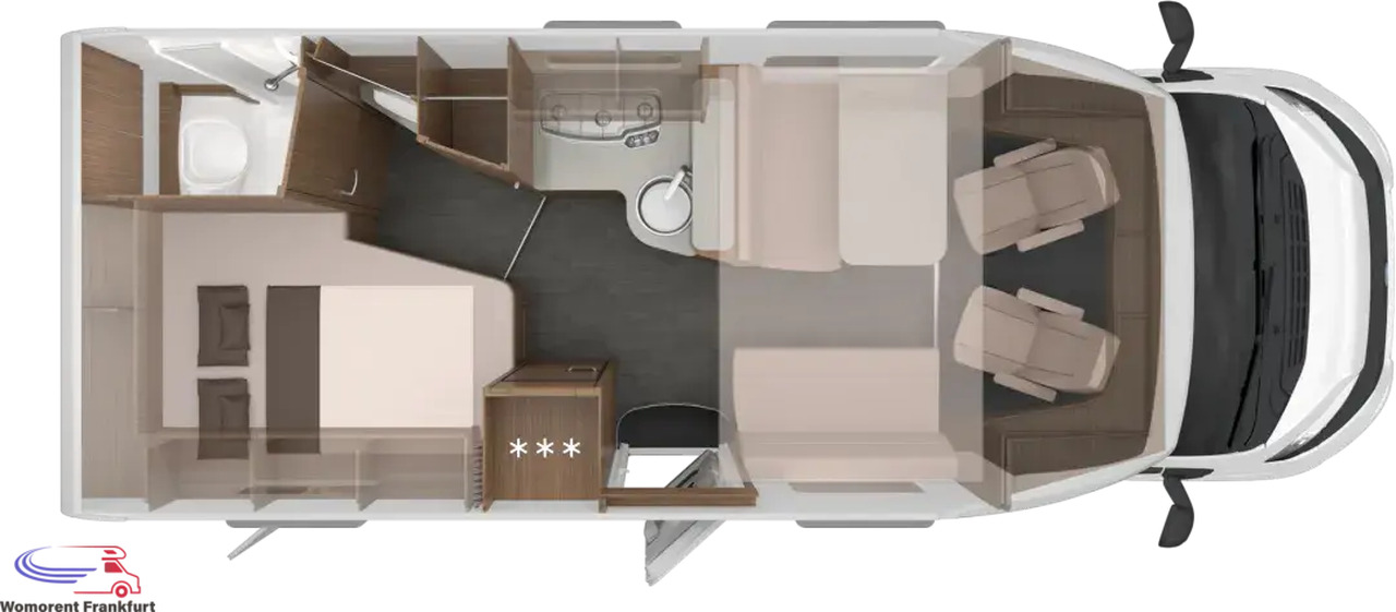 Wohnmobil Knaus L!VE WAVE 650 MF - Полуинтегриран кампер: слика 3 Wohnmobil Knaus L!VE WAVE 650 MF - Полуинтегриран кампер: слика 3