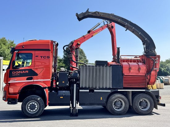 Mercedes-Benz ACTROS 6x4 DONAR 5810K ? Hack-LKW / Mobilhacker | TCS Umwelttechnik - Кршач на дрва, Камион: слика 2 Mercedes-Benz ACTROS 6x4 DONAR 5810K ? Hack-LKW / Mobilhacker | TCS Umwelttechnik - Кршач на дрва, Камион: слика 2