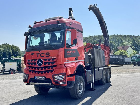 Mercedes-Benz ACTROS 6x4 DONAR 5810K ? Hack-LKW / Mobilhacker | TCS Umwelttechnik - Кршач на дрва, Камион: слика 1 Mercedes-Benz ACTROS 6x4 DONAR 5810K ? Hack-LKW / Mobilhacker | TCS Umwelttechnik - Кршач на дрва, Камион: слика 1