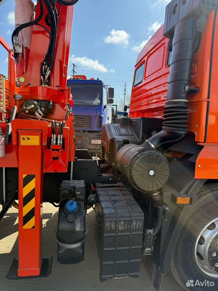 КАМАЗ 65115-23094-48 - Камион со платформа, Камион со кран: слика 2 КАМАЗ 65115-23094-48 - Камион со платформа, Камион со кран: слика 2