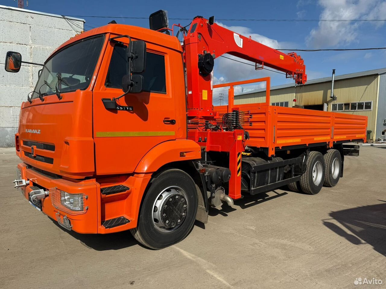КАМАЗ 65115-23094-48 - Камион со платформа, Камион со кран: слика 5 КАМАЗ 65115-23094-48 - Камион со платформа, Камион со кран: слика 5