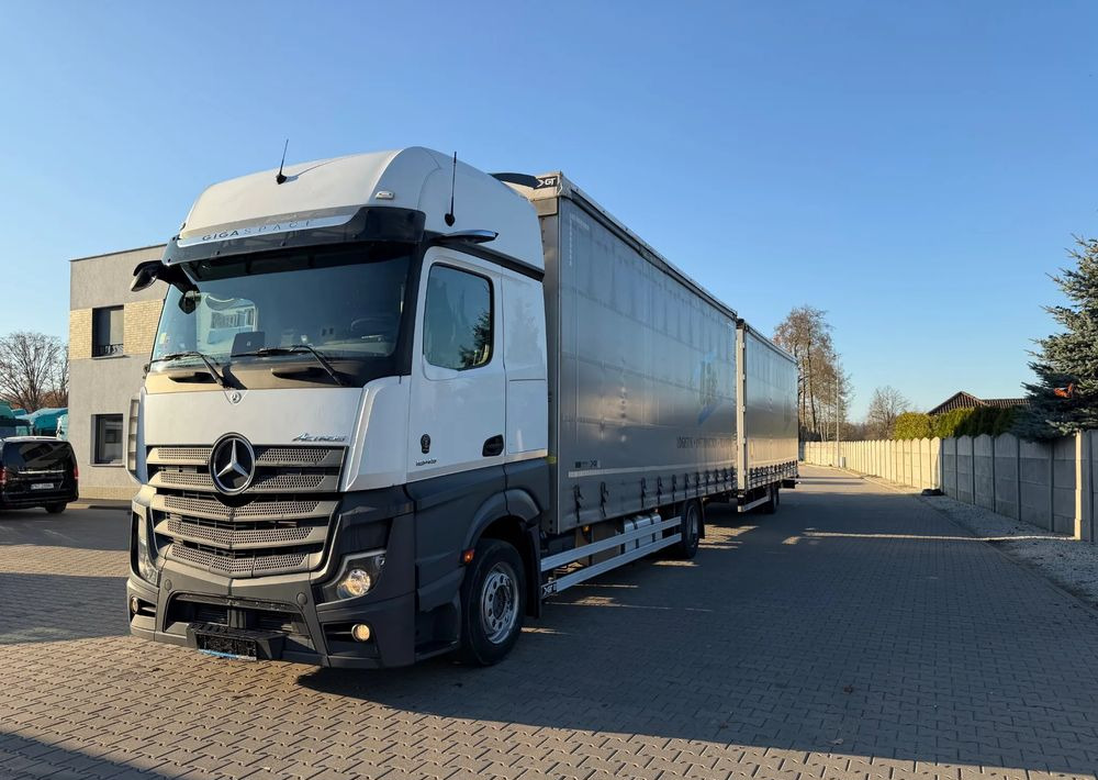 Mercedes-Benz ACTROS 1845 Zestaw przestrzenny przejazdowy120m3 - Камион со церада: слика 2 Mercedes-Benz ACTROS 1845 Zestaw przestrzenny przejazdowy120m3 - Камион со церада: слика 2