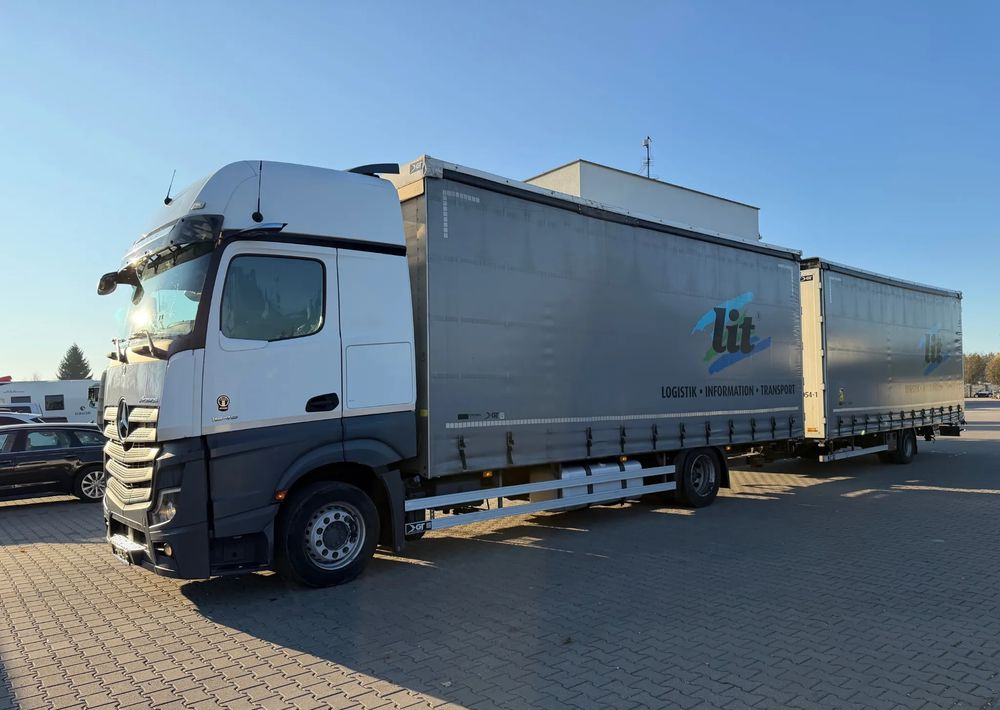 Mercedes-Benz ACTROS 1845 Zestaw przestrzenny przejazdowy120m3 - Камион со церада: слика 3 Mercedes-Benz ACTROS 1845 Zestaw przestrzenny przejazdowy120m3 - Камион со церада: слика 3