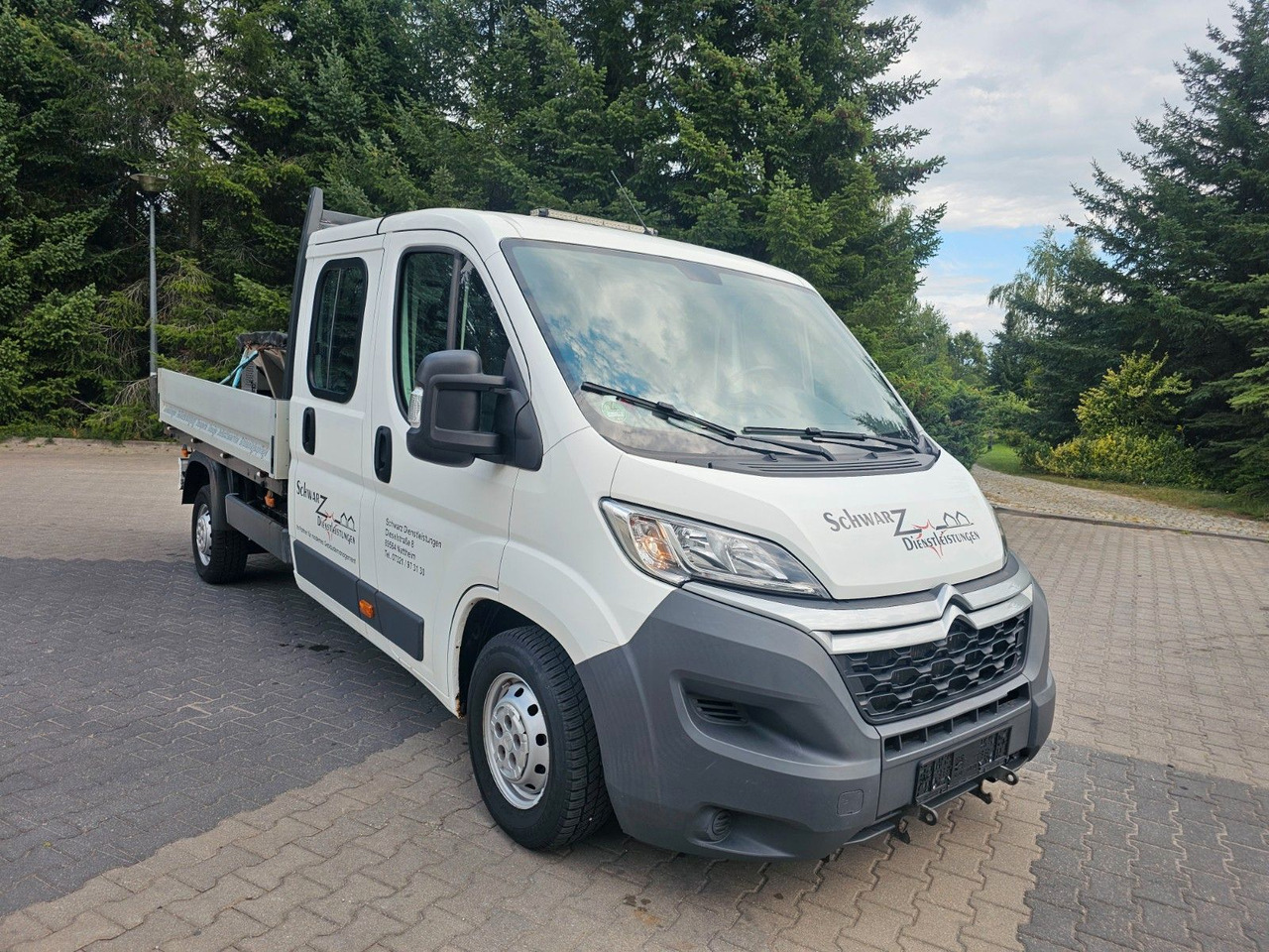 Комбе со отворен сандак, Комби со двојна кабина Citroën JUMPER L3 7sitz DOKA DO-KA Pritsche + Salztreuer: слика 1