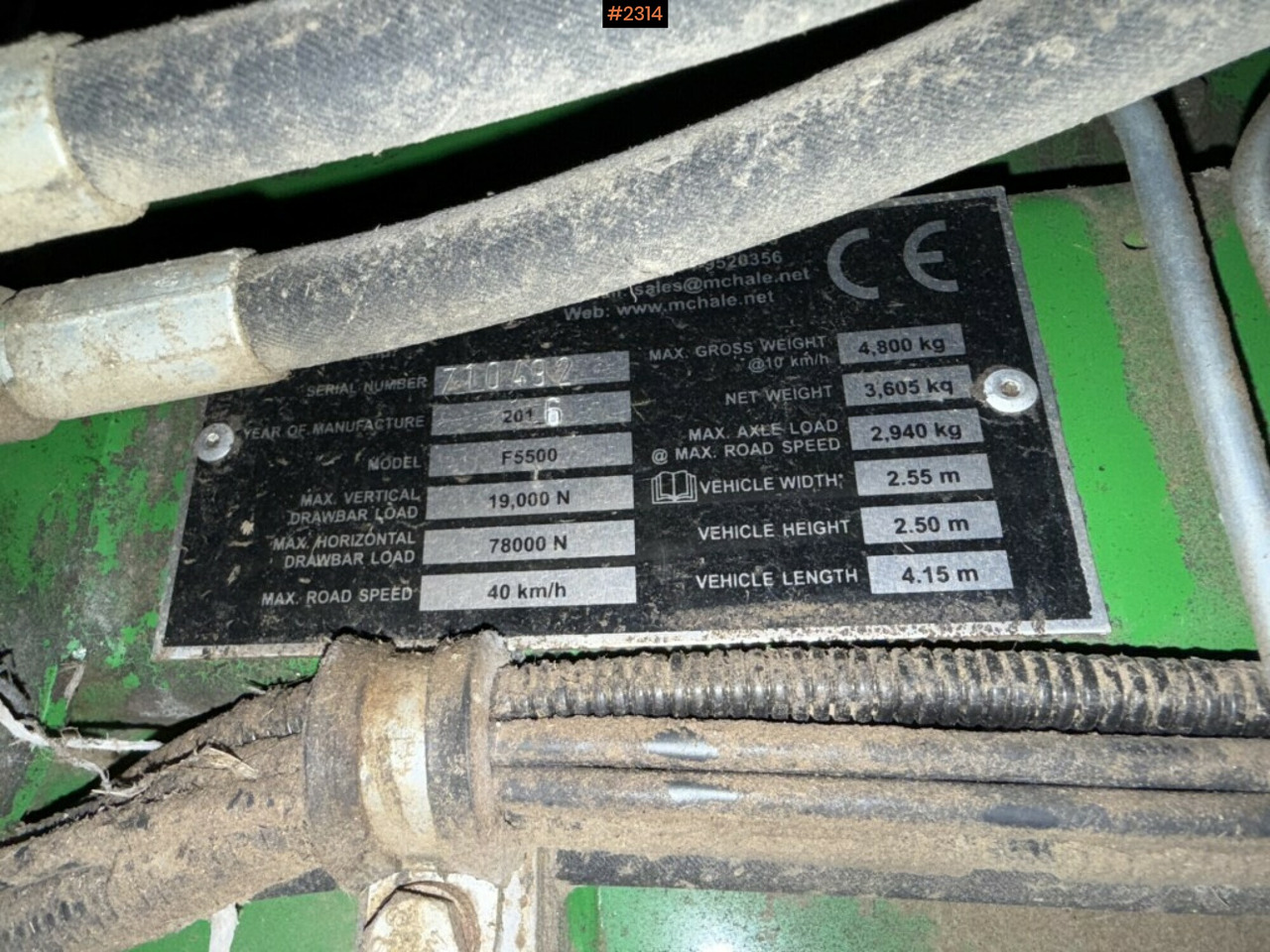 Baler McHale F5500 - Превртувачка опрема: слика 5 Baler McHale F5500 - Превртувачка опрема: слика 5