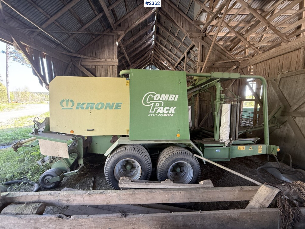 Krone Combi pack Multi-Cut 1250 round baler - Превртувачка опрема: слика 2 Krone Combi pack Multi-Cut 1250 round baler - Превртувачка опрема: слика 2