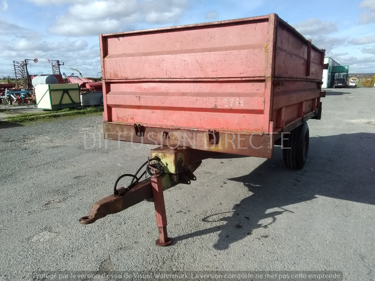 GOYER-CEMA BENNE AGRICOLE 49 - Приколка платформа: слика 3 GOYER-CEMA BENNE AGRICOLE 49 - Приколка платформа: слика 3