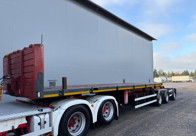 GT-Trailer 3-akselinen paripyörä B-linkki - Полуприколка платформа: слика 1 GT-Trailer 3-akselinen paripyörä B-linkki - Полуприколка платформа: слика 1