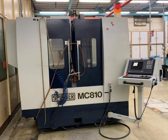 SPINNER MC810 - CNC-Bearbeitungszentren - vertikal - Машински центар: слика 1 SPINNER MC810 - CNC-Bearbeitungszentren - vertikal - Машински центар: слика 1