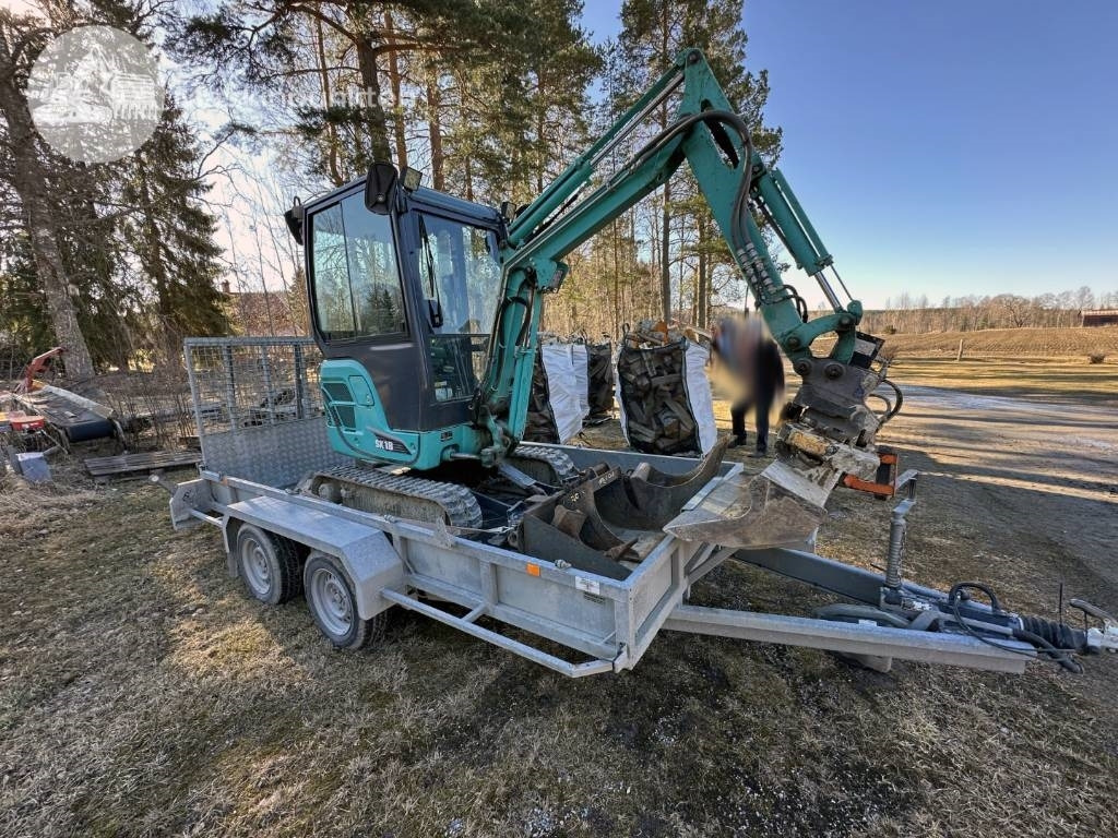 Kobelco SK 18 Med vagn! - Мини багер: слика 3 Kobelco SK 18 Med vagn! - Мини багер: слика 3