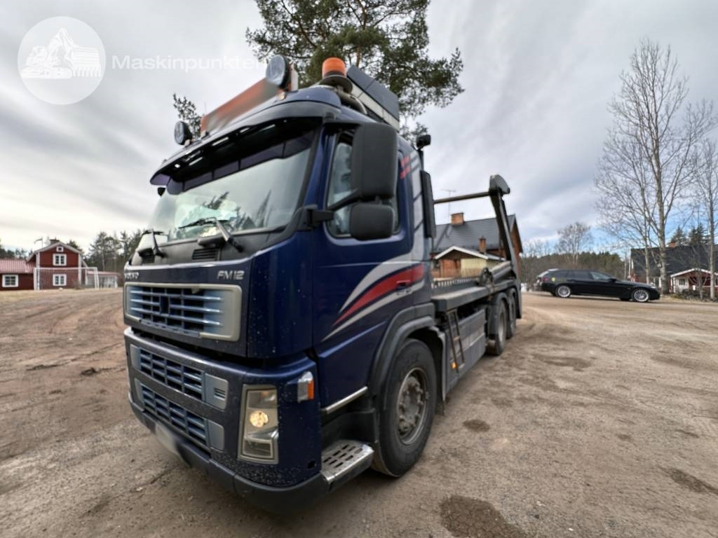 Volvo FM 12 420 LAXO Liftdumper + lastväxlare + flak - Камион за подигање контејнери: слика 1 Volvo FM 12 420 LAXO Liftdumper + lastväxlare + flak - Камион за подигање контејнери: слика 1