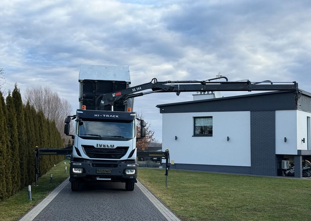 Iveco TRAKKER 450 6X4 PODWÓJNA HYDRO-BURTA HIAB 104 - Кипер, Камион со кран: слика 1 Iveco TRAKKER 450 6X4 PODWÓJNA HYDRO-BURTA HIAB 104 - Кипер, Камион со кран: слика 1