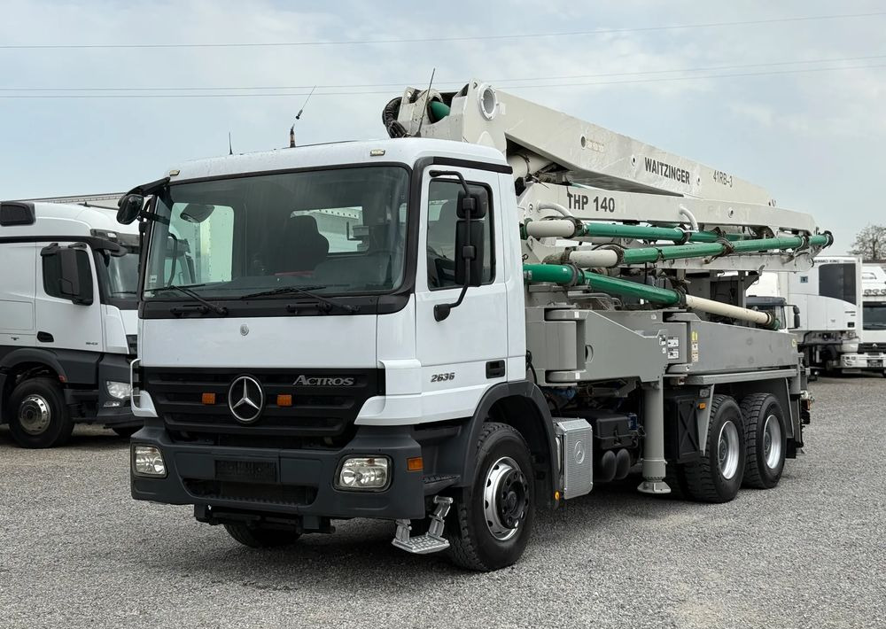 Mercedes-Benz ACTROS 2636 6X4 36 M WAITZINGER - Камион со бетонска пумпа: слика 1 Mercedes-Benz ACTROS 2636 6X4 36 M WAITZINGER - Камион со бетонска пумпа: слика 1