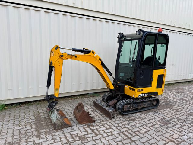 JCB 16C-1 /2019 BJ/1.171 H/verbr. Laufwerk/2xLöffel - Мини багер: слика 1 JCB 16C-1 /2019 BJ/1.171 H/verbr. Laufwerk/2xLöffel - Мини багер: слика 1