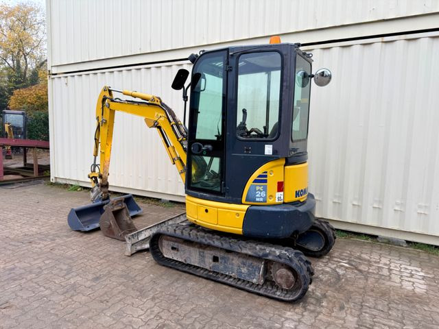 Komatsu PC26MR-3 / 2020 BJ / 2 x Löffel - Мини багер: слика 3 Komatsu PC26MR-3 / 2020 BJ / 2 x Löffel - Мини багер: слика 3