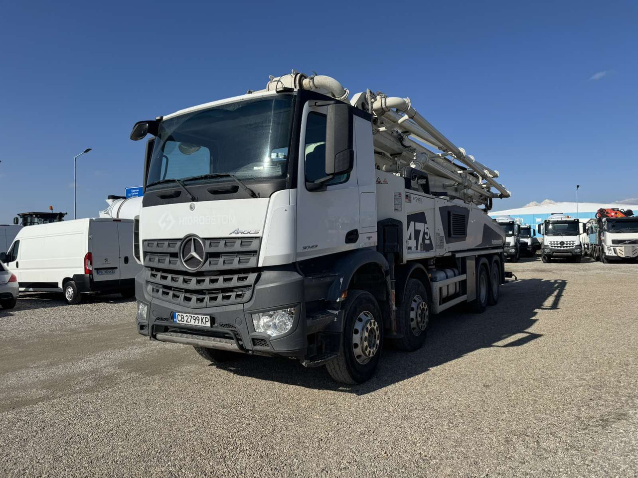 Mercedes-Benz AROCS 3743 PUTZMEISTER M47-5 - Камион со бетонска пумпа: слика 3 Mercedes-Benz AROCS 3743 PUTZMEISTER M47-5 - Камион со бетонска пумпа: слика 3