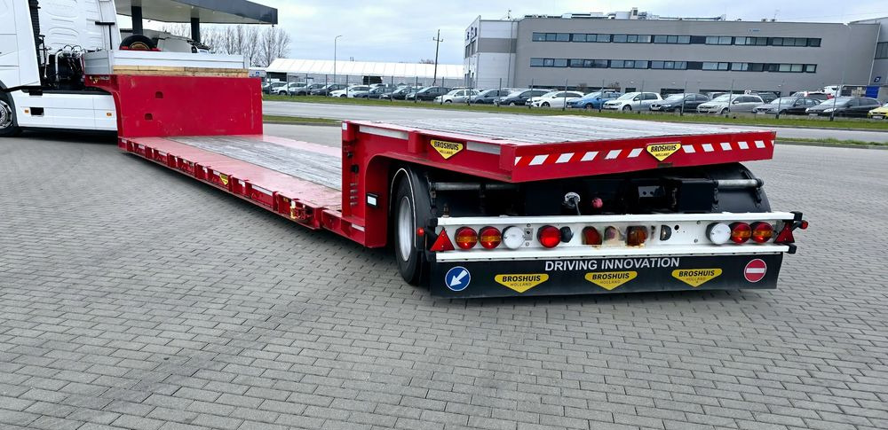 Broshuis 1ADU / 1A rozciągana - skrętna oś - Полуприколка за низок утовар: слика 1 Broshuis 1ADU / 1A rozciągana - skrętna oś - Полуприколка за низок утовар: слика 1