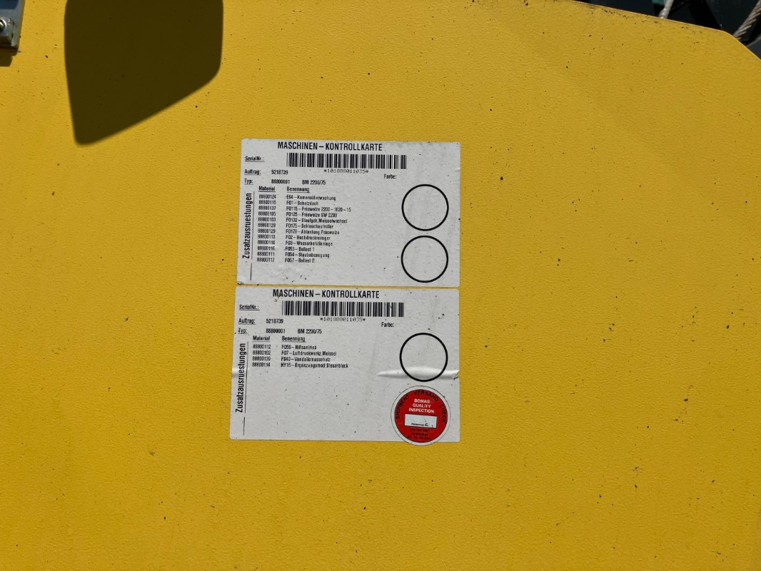 BOMAG DE BM 2200/75 Stage IV/Tier 4f - Асфалтна мелница: слика 3 BOMAG DE BM 2200/75 Stage IV/Tier 4f - Асфалтна мелница: слика 3