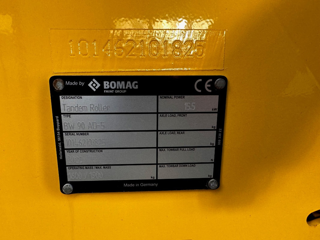 BOMAG DE BW 90 AD-5 Stage V/Tier 4f - Ваљак: слика 4 BOMAG DE BW 90 AD-5 Stage V/Tier 4f - Ваљак: слика 4