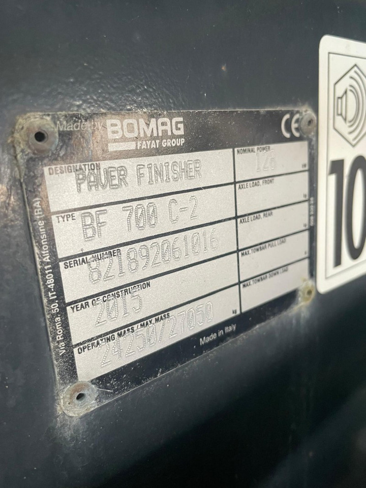 BOMAG IT BF 700 C-2 S500 Stage IV/Tier 4f - Асфалтен поплочувач: слика 2 BOMAG IT BF 700 C-2 S500 Stage IV/Tier 4f - Асфалтен поплочувач: слика 2