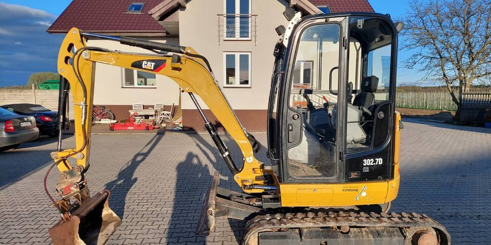 Minikoparka Caterpillar CAT 302.7D CR - Багер гасеничар: слика 1 Minikoparka Caterpillar CAT 302.7D CR - Багер гасеничар: слика 1