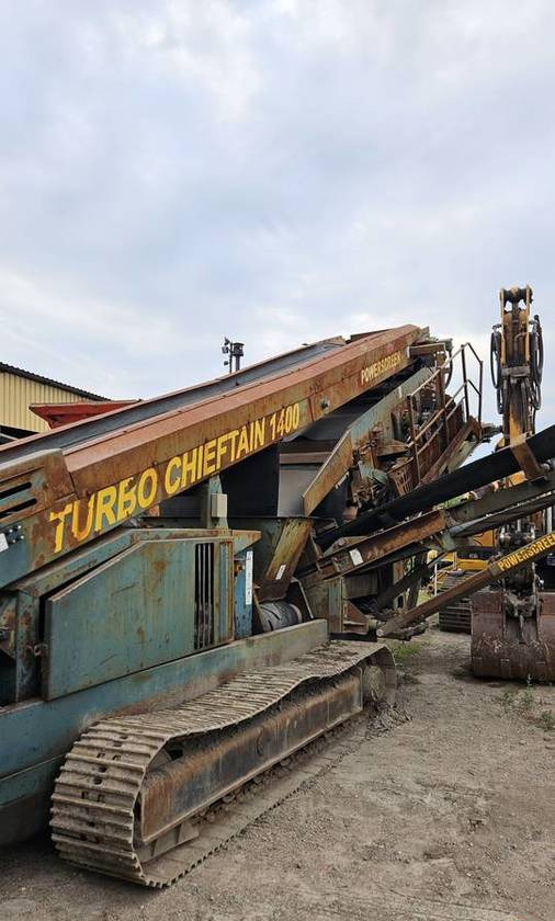 Przesiewacz mobilny Powerscreen Chieftain 1400 rozdrabniacz wibrokrata - Градежно сито: слика 2 Przesiewacz mobilny Powerscreen Chieftain 1400 rozdrabniacz wibrokrata - Градежно сито: слика 2