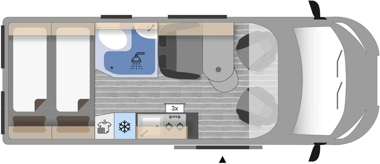 Clever Celebration 600 MJ24*AHK*MARKISE*ACC*R-KAM*RADIO - Кампер комбе: слика 3 Clever Celebration 600 MJ24*AHK*MARKISE*ACC*R-KAM*RADIO - Кампер комбе: слика 3