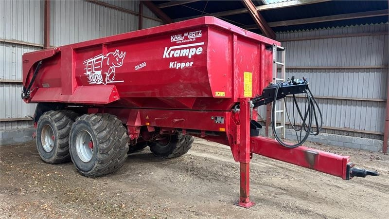 Krampe SK 550 Entreprenørvogn med Hardox kasse SK 500 - Земјоделска приколка за истурање/ Истурач: слика 2 Krampe SK 550 Entreprenørvogn med Hardox kasse SK 500 - Земјоделска приколка за истурање/ Истурач: слика 2