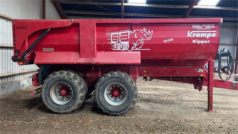 Krampe SK 550 Entreprenørvogn med Hardox kasse SK 500 - Земјоделска приколка за истурање/ Истурач: слика 1 Krampe SK 550 Entreprenørvogn med Hardox kasse SK 500 - Земјоделска приколка за истурање/ Истурач: слика 1