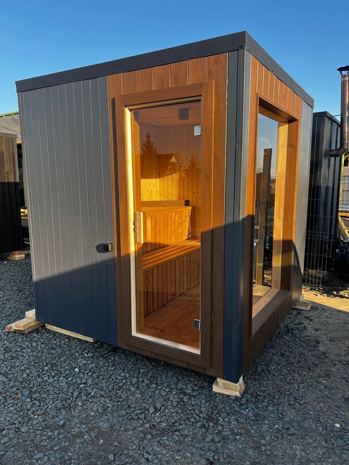 IDEX Sauna 200x220x200 cm – Compact Outdoor or Indoor Sauna Cabin Mobile Sauna - Изменлив сандак/ Контејнер: слика 1 IDEX Sauna 200x220x200 cm – Compact Outdoor or Indoor Sauna Cabin Mobile Sauna - Изменлив сандак/ Контејнер: слика 1
