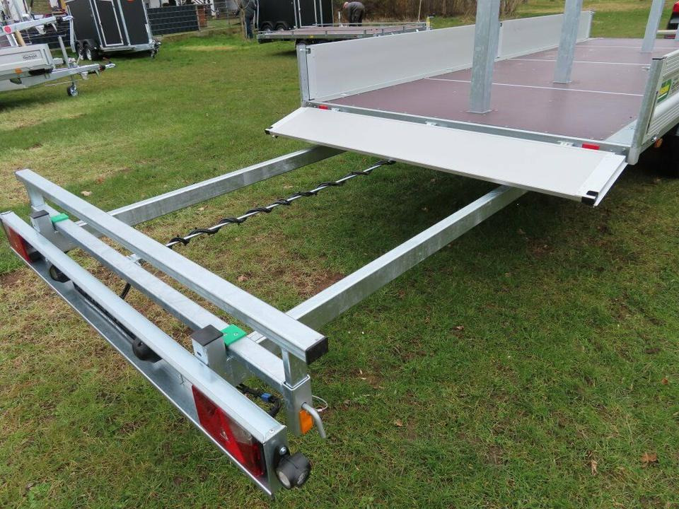 Langmaterialanhänger Unsinn LM 3554-14-2040 Deichsel ausziehbar - Приколка платформа: слика 5 Langmaterialanhänger Unsinn LM 3554-14-2040 Deichsel ausziehbar - Приколка платформа: слика 5