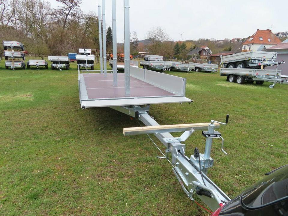 Langmaterialanhänger Unsinn LM 3554-14-2040 Deichsel ausziehbar - Приколка платформа: слика 3 Langmaterialanhänger Unsinn LM 3554-14-2040 Deichsel ausziehbar - Приколка платформа: слика 3