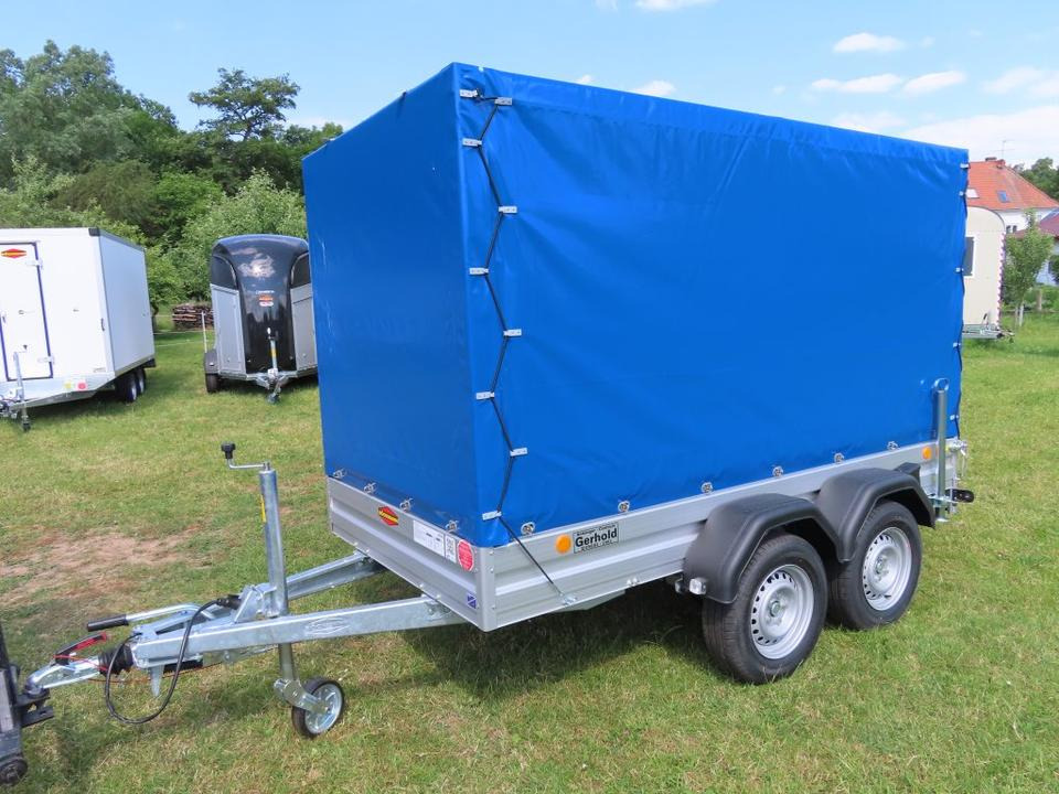 PKW Anhänger, Böckmann, PKW Anhänger, Plane, 100 km/h - Приколка со церада: слика 1 PKW Anhänger, Böckmann, PKW Anhänger, Plane, 100 km/h - Приколка со церада: слика 1