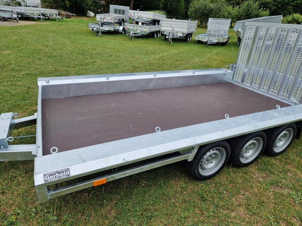 Tridem Maschinentransporter 3,5t, PKW-Anhänger 4,8 x 1,8m - Приколка за градежни машини: слика 3 Tridem Maschinentransporter 3,5t, PKW-Anhänger 4,8 x 1,8m - Приколка за градежни машини: слика 3